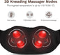 SHIATSU SHOULDER MASSAGER WITH KNEADING AND HEAT