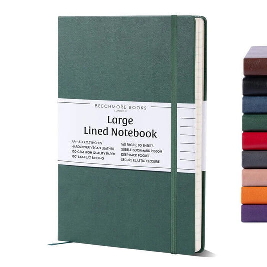 A4 Ruled Notebook - Dartmouth Green