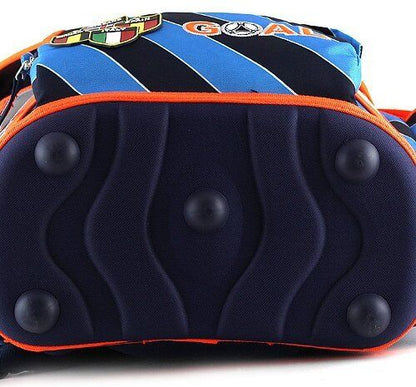 Goal School briefcase set Goal blue stripes