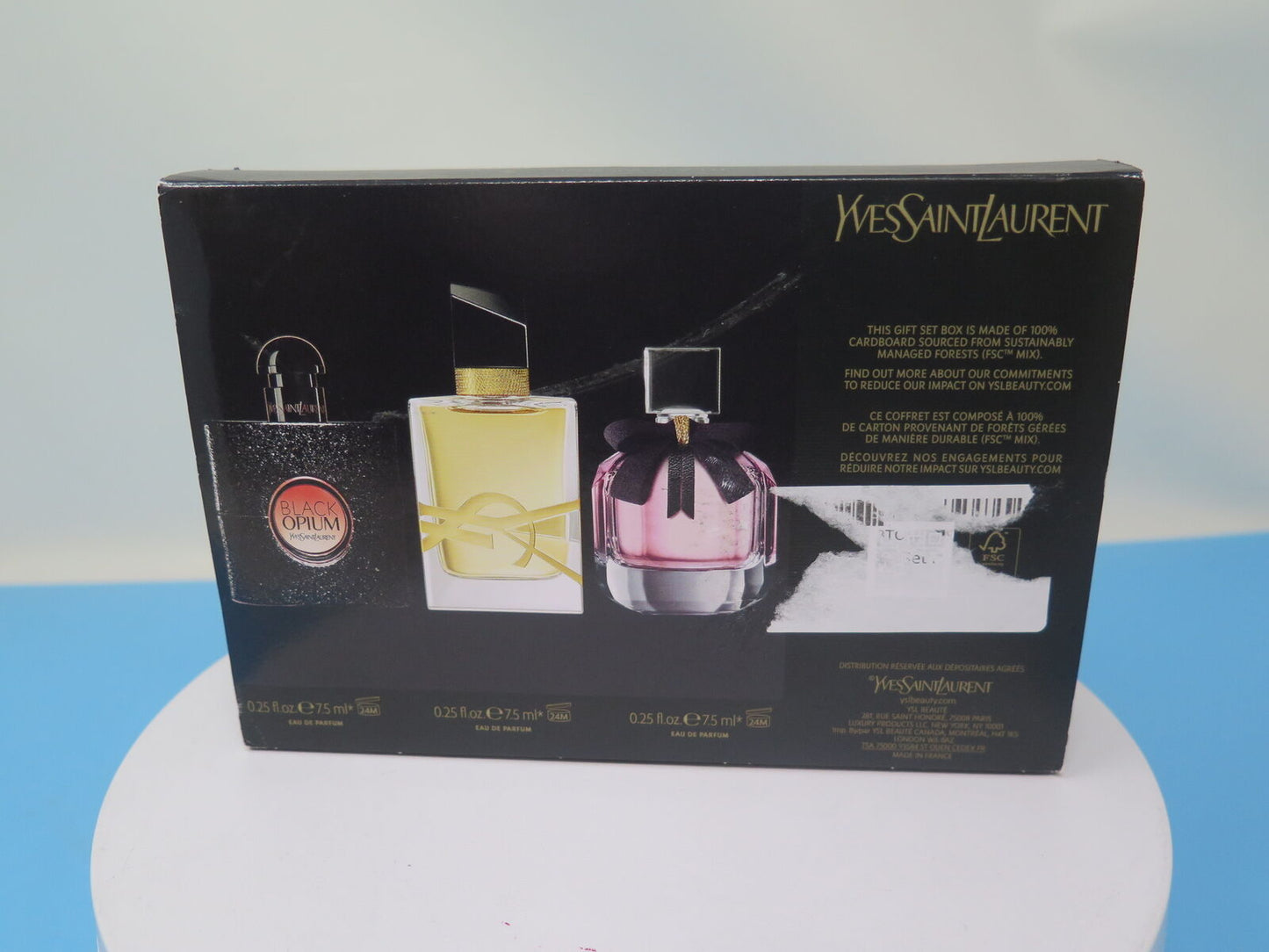 YSL YVES SAINT LAURENT MINI PERFUME GIFT SET -EDP-7.5ML