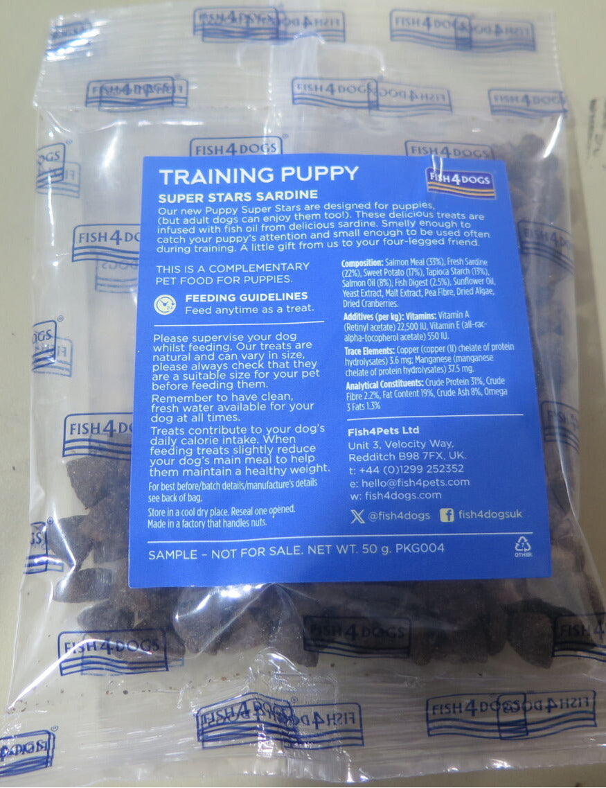10 X SARDINE SUPERSTARS-PUPPY-50G EACH