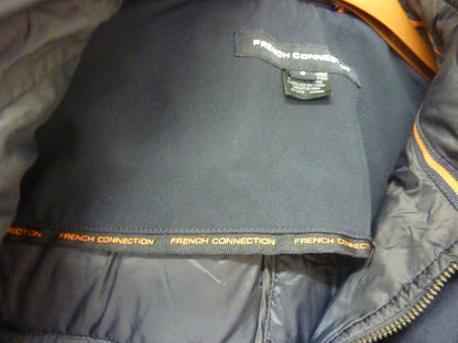 FRENCH CONNECTION COAT-NAVY-SMALL UK10