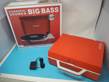 Victrola Re-Spin Sustainable Bluetooth Suitcase Record Player