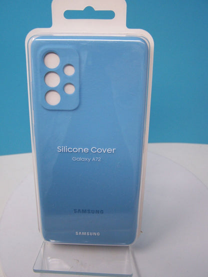 Samsung Galaxy A72 Silicone Cover Case - Blue