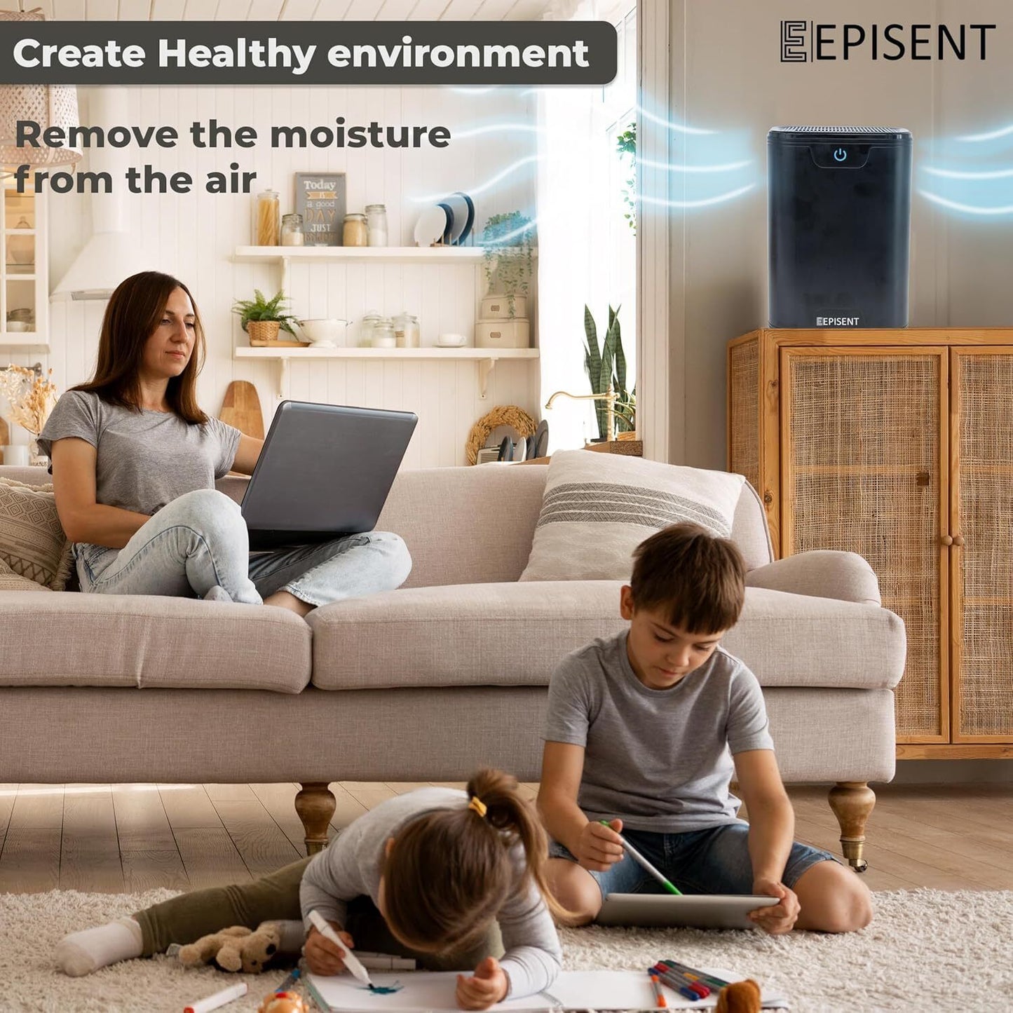 EPISENT 700ml Portable Dehumidifier