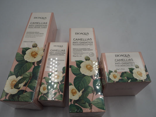 BIOAOUA Camellia Antioxidant Moisturizing skin care gift 4 piece