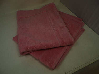 Strato Cotton Natural Pink Pack of 2 Bath Mats 50x70cm