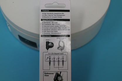 Zalman Compact headphone microphone :: ZM-MIC1 Microphone