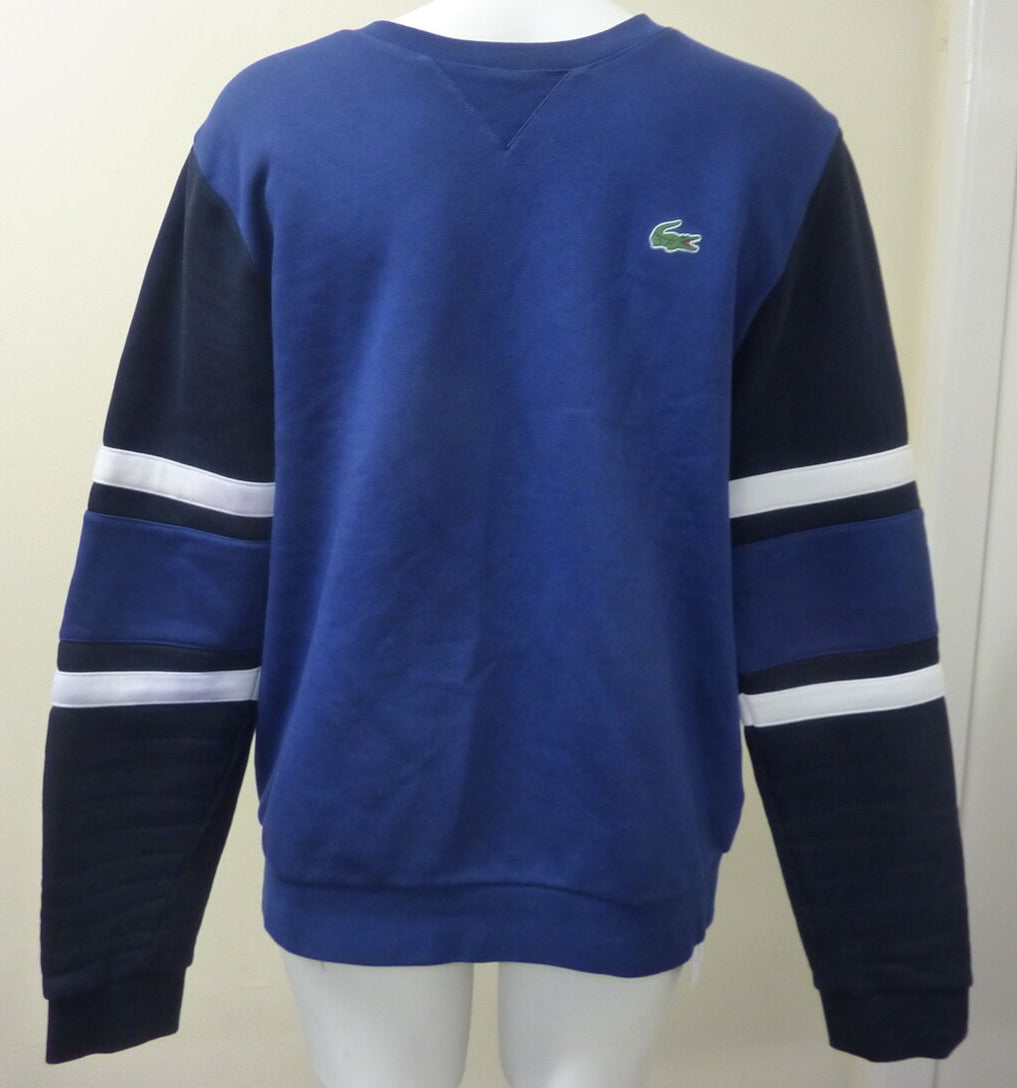 LACOSTE SWEATSHIRT-SMALL-BLUE