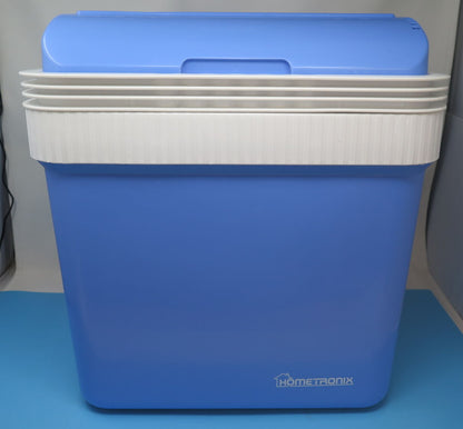HOMETRONIX 24L ELECTRIC COOLER & WARMER-BLUE/WHITE
