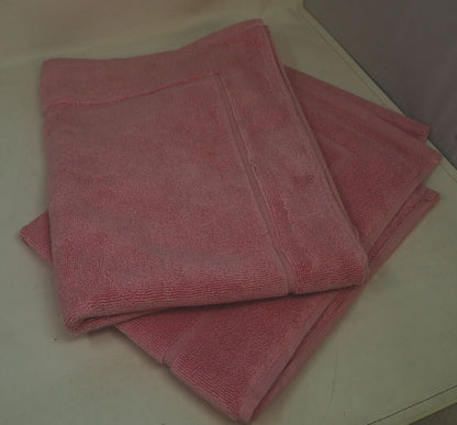 Strato Cotton Natural Pink Pack of 2 Bath Mats 50x70cm