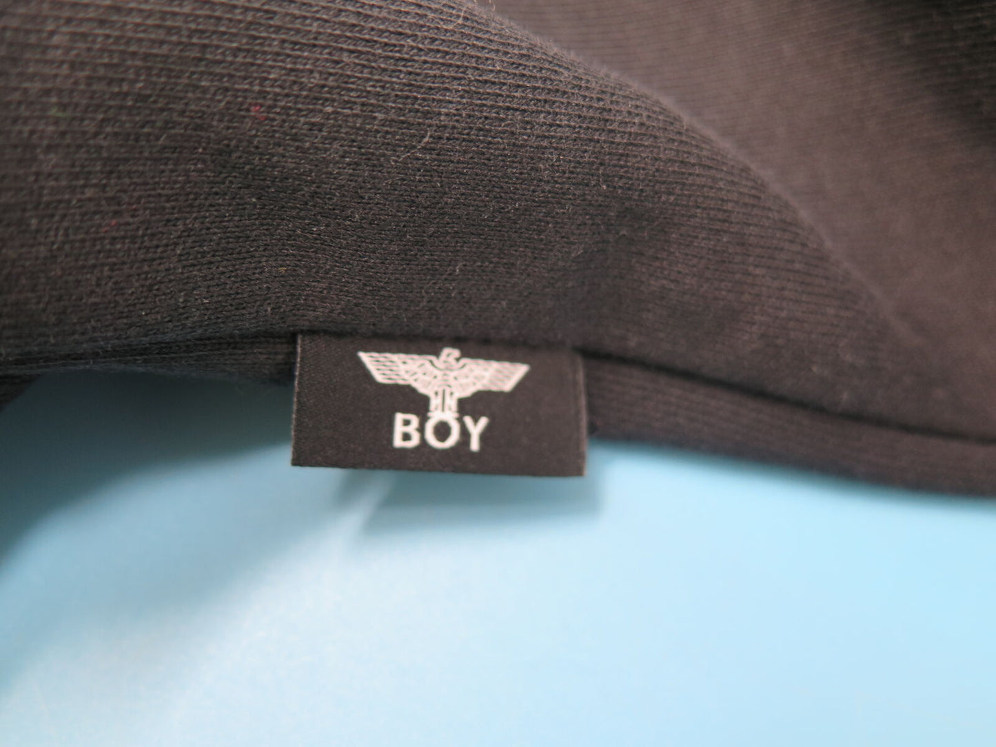 BOY LONDON-BOY EAGLE UNISEX FLOCK SWEATSHIRT-BLACK-MEDIUM