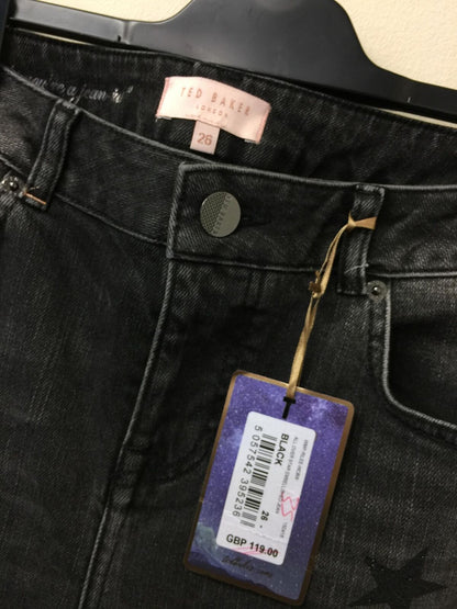 Ted Baker All over star embellished jean in black