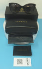 VERSACE SUNGLASSES 4388 CAT EYE BLACK/BLUE/SILVER
