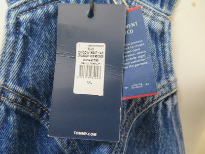 TOMMY HILFIGER DUNGAREE DRESS-DARK BLUR-1XL