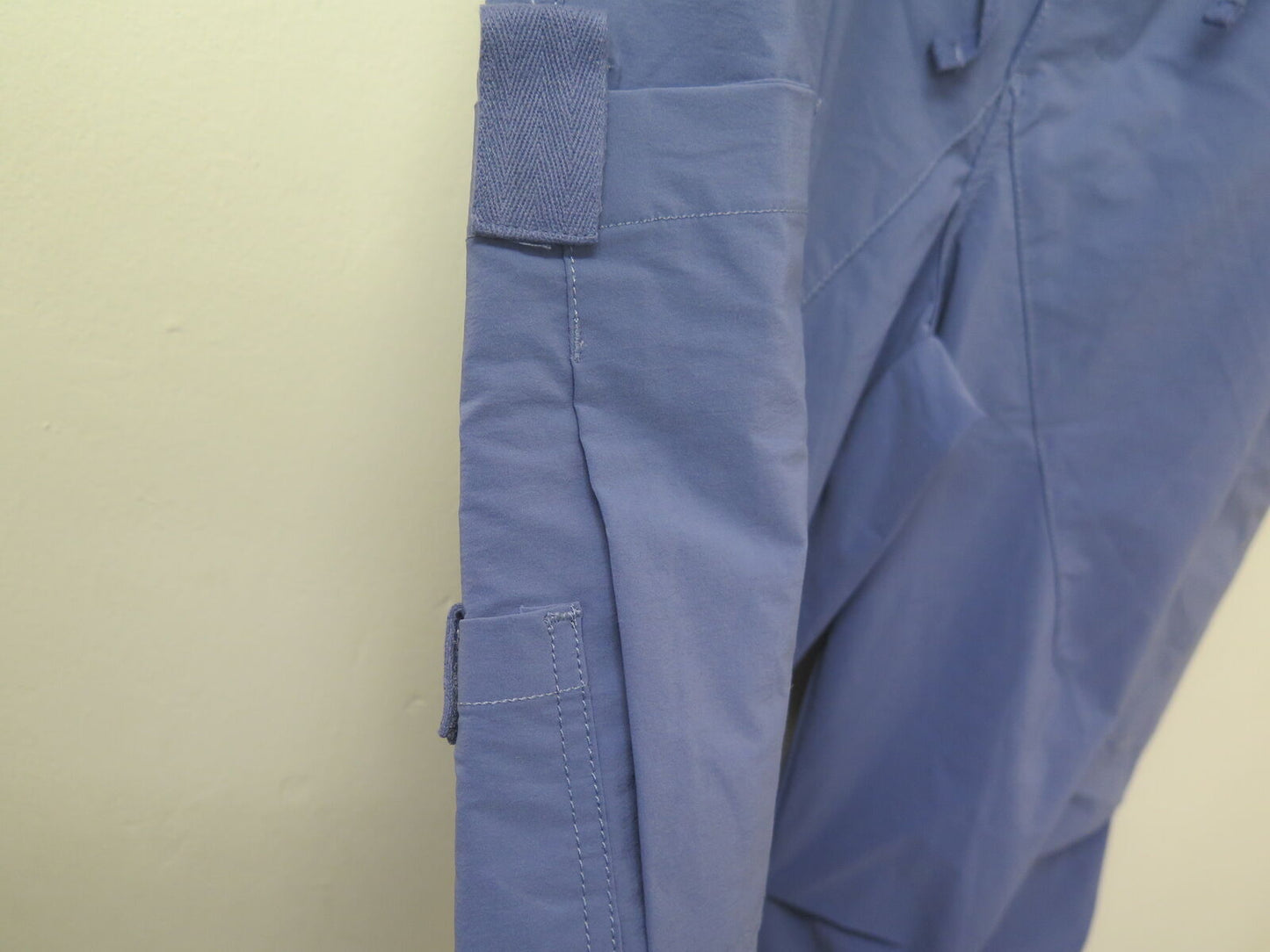 OHPOLLY RORI WIDE LEG CARGO TROUSERS IN DUSTY BLUE-XL-REGULAR
