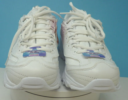 SKECHERS-WHITE AIR COOLED MEMORY FOAM-UK7