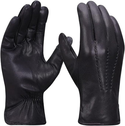 YISEVEN Mens Leather Gloves