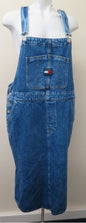 TOMMY HILFIGER DUNGAREE DRESS-DARK BLUR-1XL