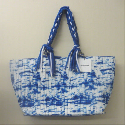 DESIGUAL BLUE WAVE PLEATED BAG