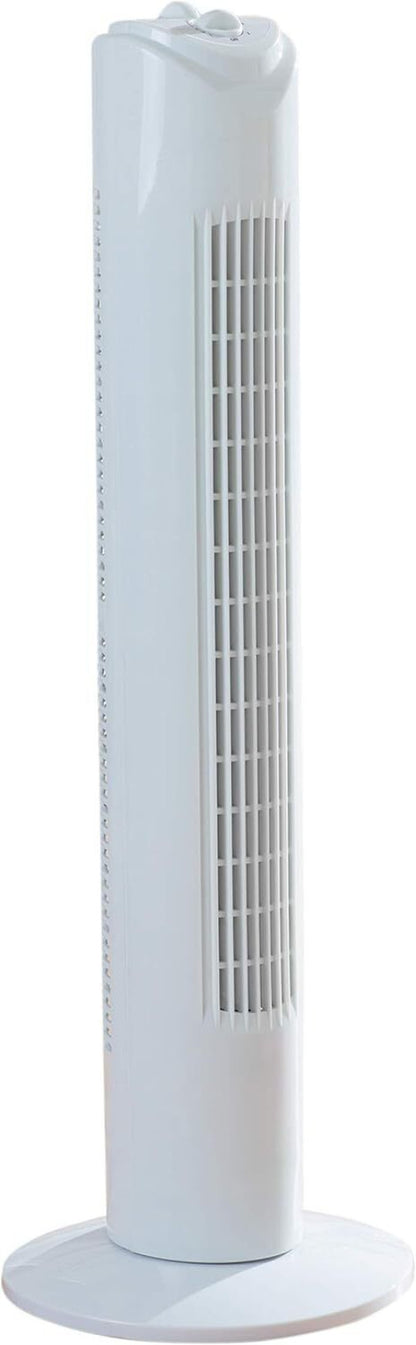 FINE ELEMENTS COL1258 32" SLIM TOWER FAN-WHITE