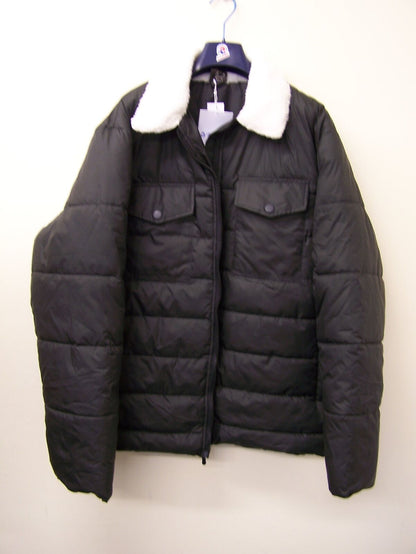 Men's Black Urban Buck Puffer Coat Size: L