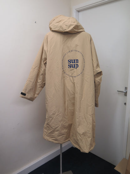 SUNSUP RECYCLED CHANGING ROBE-SAND-MEDIUM