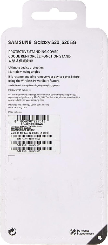 Samsung Galaxy S20 Case, Official Rugged Protective Cover - (Silver)