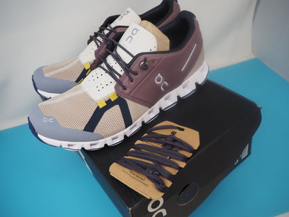 On Running Women's Cloud 70/30 Mesh Grape Sand Trainers UK 5.5