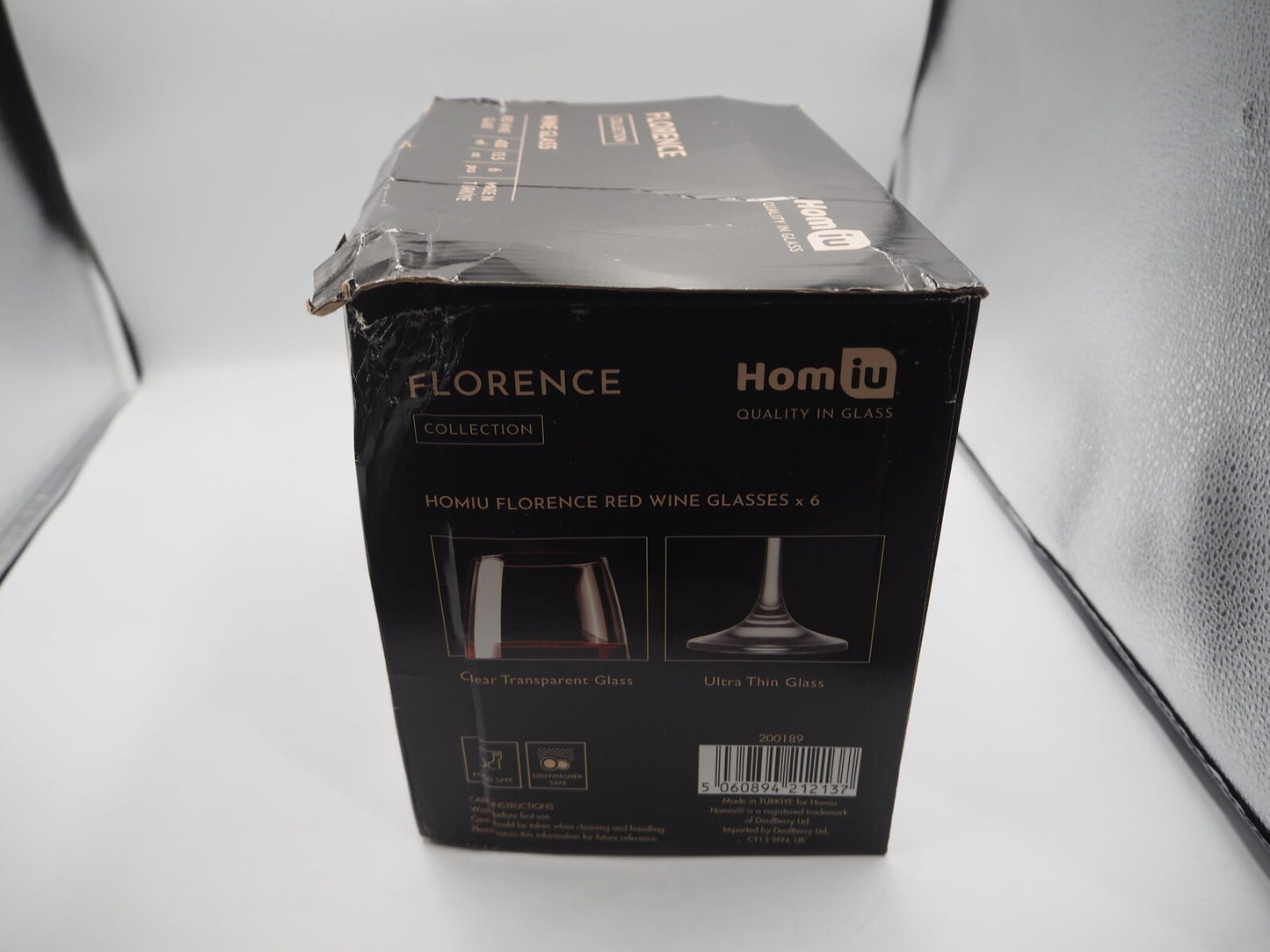 homiu florence wine glasses 6 set