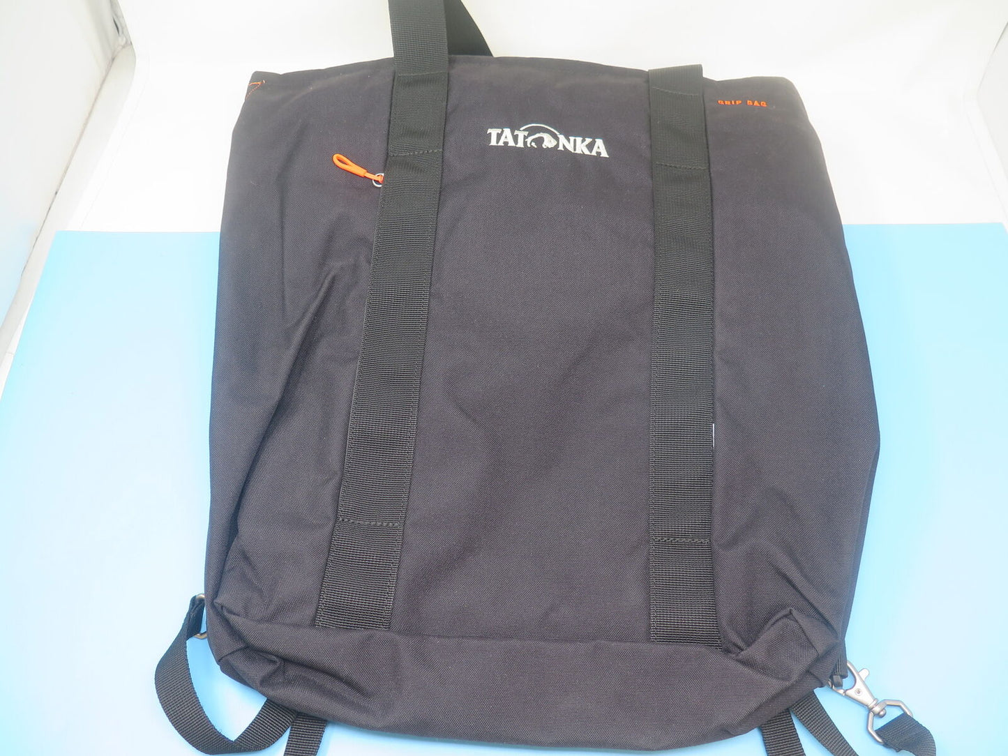 TATONKA GRIP BAG-BLACK/ORANGE-APPROX H16"W15"D3"