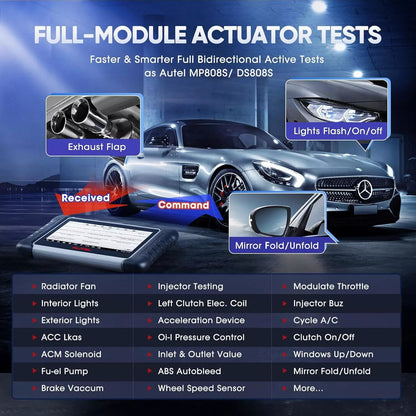 Autel MaxiCom MK808BT PRO Full System Car Diagnostic Tool Bluetooth 2.4 & 5 GHz