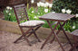 4 X GARDENISTA WATER RESISTANT PRINTED SEAT PADS WITH TIES-PROVENCE VINE