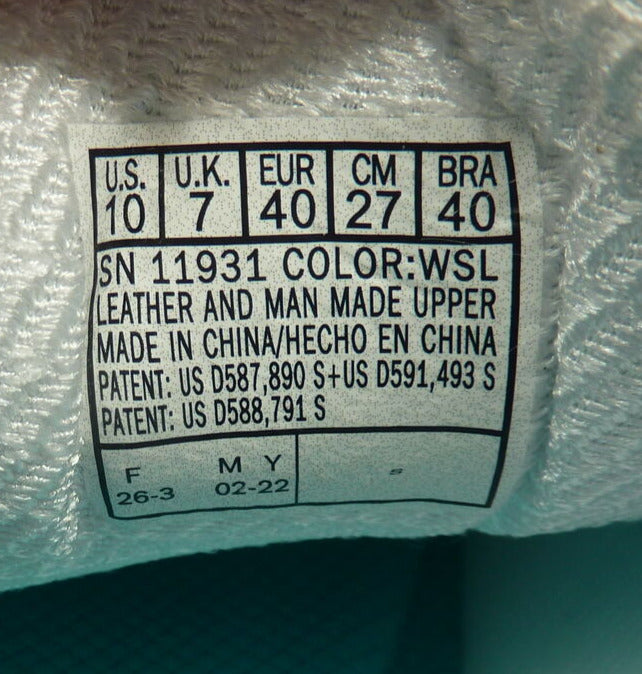 SKECHERS-WHITE AIR COOLED MEMORY FOAM-UK7