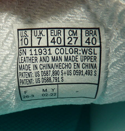 SKECHERS-WHITE AIR COOLED MEMORY FOAM-UK7