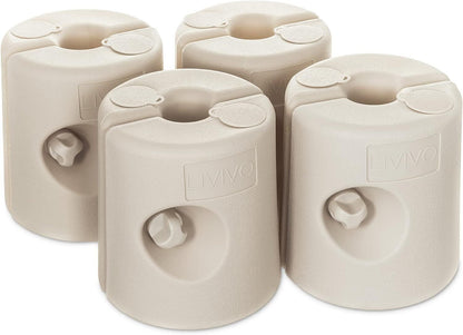 Set of Four Secure Leg Weights for Gazebos, Marquees, Market Stalls