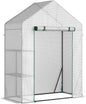 Outsunny Greenhouse for Outdoor.Roll-Up Zippered Door, PE Cover,143 x 73 x 195cm