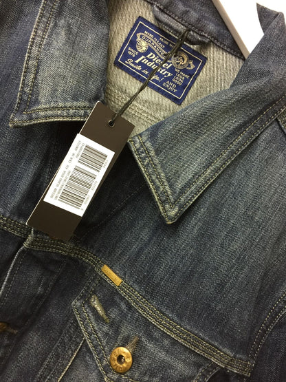 Diesel - Slim Fit Denim Jeans Jacket Vintage Blue XXL
