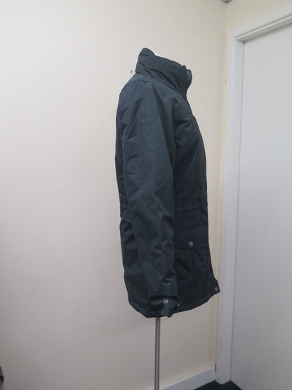 REGATTA TRA204 LADIES DARBY III INSULATED PARKA JACKET-BLACK-UK10