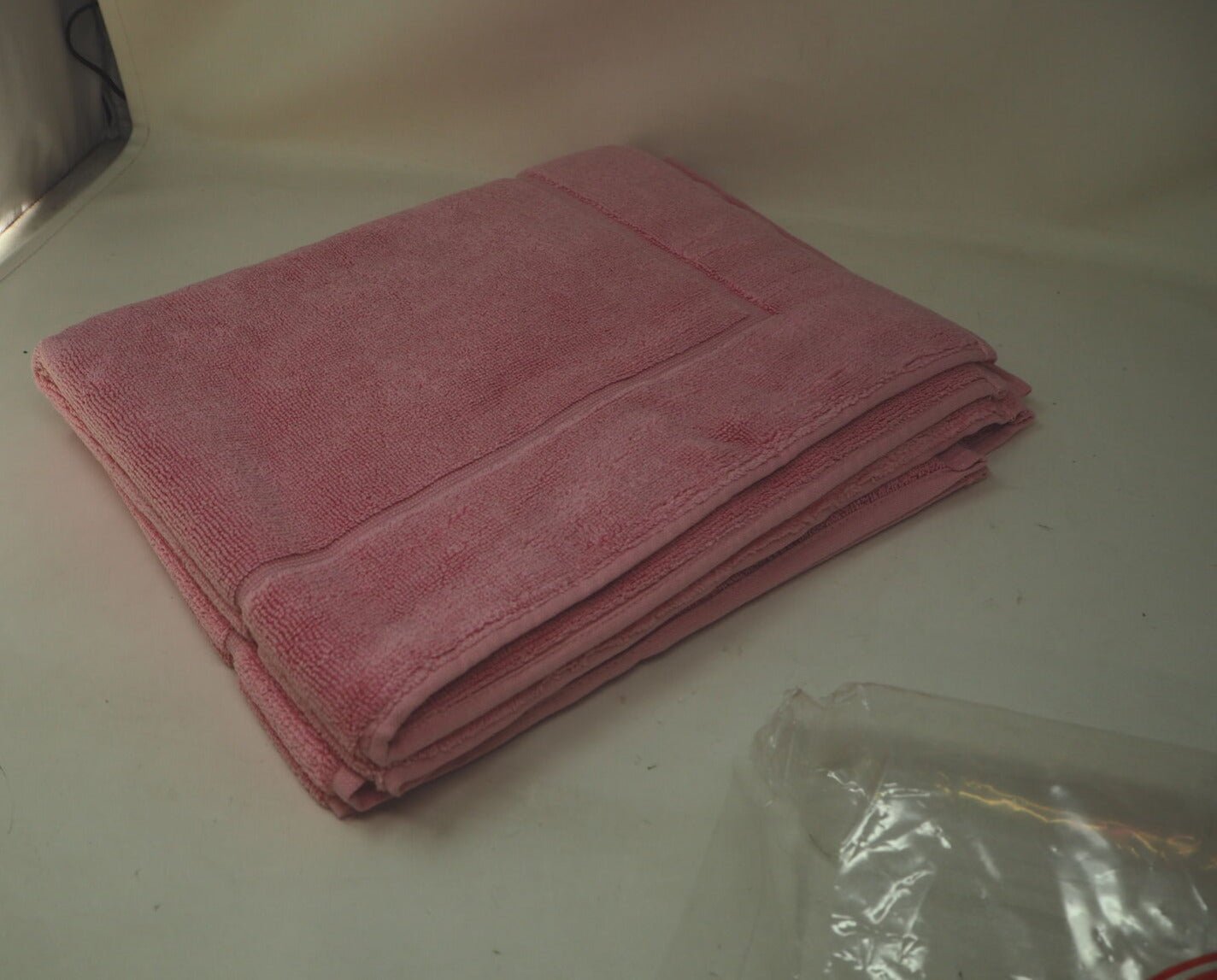 Strato Cotton Natural Pink Pack of 2 Bath Mats 50x70cm