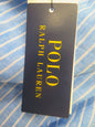 POLO RALPH LAUREN SHORT SLEEVE GRANDAD COLLAR SHIRT-SIZE2/UK6
