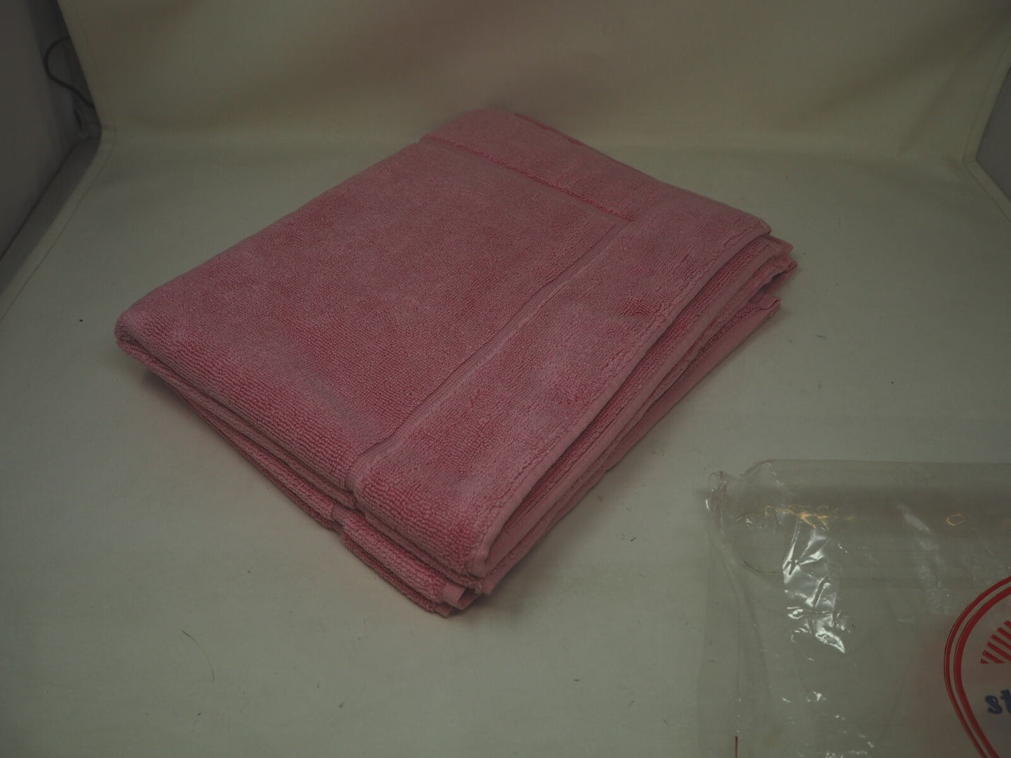 Strato Cotton Natural Pink Pack of 2 Bath Mats 50x70cm