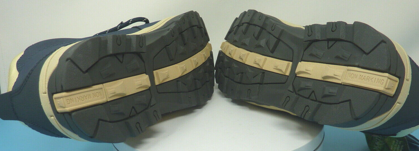 WOMENS NORTHWEST TERRITORY LEATHER WALKING/HIKIN BOOTS-BLUE-UK4