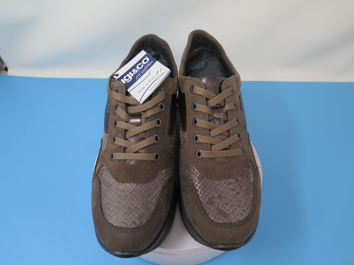 IGI&CO UNISEX TRAINERS-UK7-BROWN
