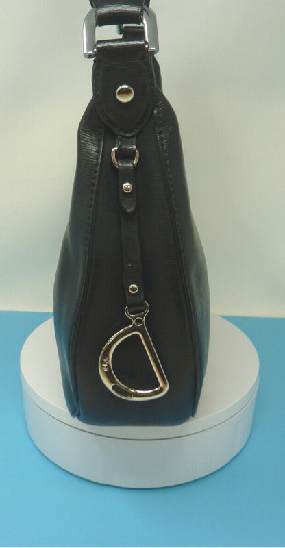 RALPH LAUREN BLACK HANDBAG