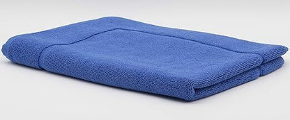 Strato Cotton Natural Blue Pack of 2 Bath Mats 50x70cm