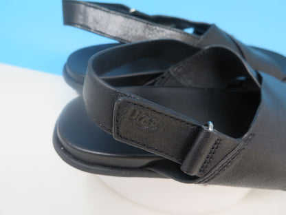 UGG WOMENS SOLIVAN SLINGBACK SANDAL-BLACK