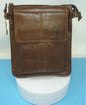 LAOSHIZI BROWN LEATHER BAG