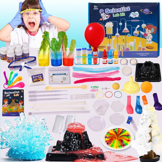 Science Kit for Kids Age 4-6-8-10-12, STEM Learning Educational Scientist Toys