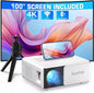 XUANPAD 2024 UPGRADED  5G WIFI BLUETOOTH PROJECTOR-RD886